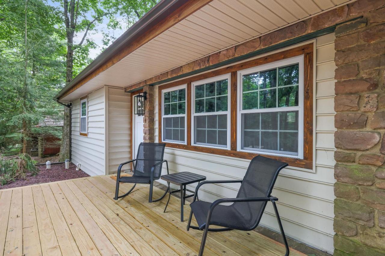 Whiskey Pines Retreat! Single Level Home, Outdoor Firepit, Ac, Bbq! Sleeps 9 In Lake Harmony! Exterior photo
